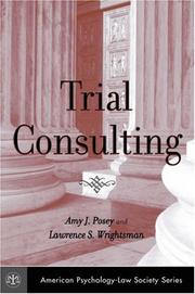 Trial Consulting (American Psychology-Law Society Series)