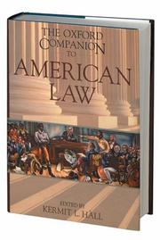 The Oxford companion to American law