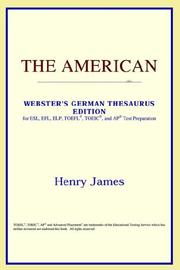 The American (Webster's German Thesaurus Edition)