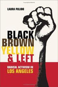 Black, brown, yellow, and left