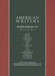 American Writers, A collection of Literary Biographies