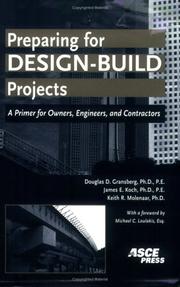 Preparing for design-build projects