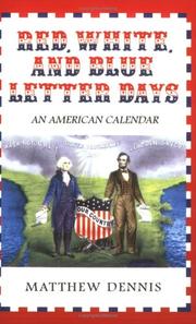 Red, White, and Blue Letter Days