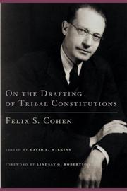 On the Drafting of Tribal Constitutions