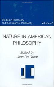 Nature in American Philosophy (Studies in Philosophy and the History of Philosophy)