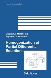 Homogenization of Partial Differential Equations (Progress in Mathematical Physics)