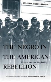 The negro in the American rebellion