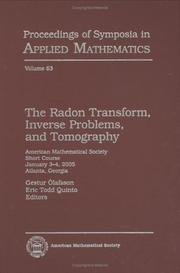 The radon transform, inverse problems, and tomography