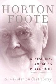Genesis of an American playwright