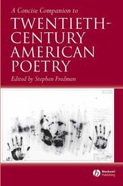A concise companion to twentieth-century American poetry
