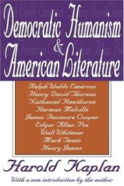 Democratic humanism & American literature