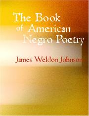 The Book of American Negro Poetry (Large Print Edition)