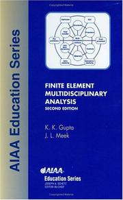 Finite Element Multidisciplinary Analysis (Aiaa Education Series)