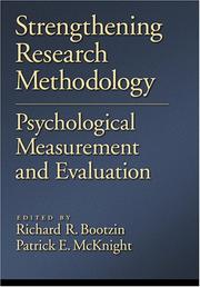 Strengthening research methodology