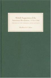 British supporters of the American revolution, 1775-1783