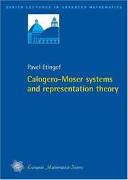 Calogero-Moser Systems and Representation Theory (Zurich Lectrues in Advanced Mathematics)