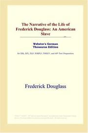 The Narrative of the Life of Frederick Douglass