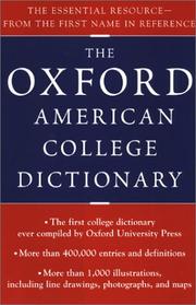 The Oxford American college dictionary.
