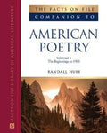 The Facts on File Companion to American Poetry (Facts on File Companion to Literature)