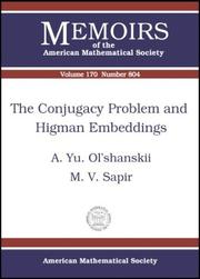 The Conjugacy Problem and Higman Embeddings (Memoirs of the American Mathematical Society)