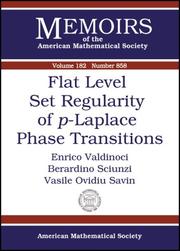 Flat Level Set Regularity of P-laplace Phase Transitions (Memoirs of the American Mathematical Society)