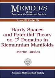 Hardy Spaces and Potential Theory on $C^1$ Domains in Riemannian Manifolds (Memoirs of the American Mathematical Society)