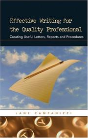 Effective Writing for the Quality Professional