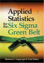 Applied Statistics For The Six Sigma Green Belt