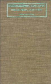 Demographic collapse, Indian Peru, 1520-1620