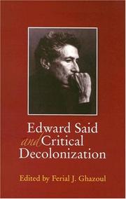 Edward Said and Critical Decolonization