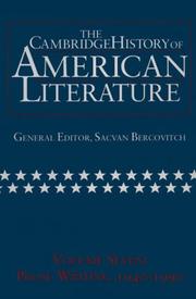 The Cambridge history of American literature