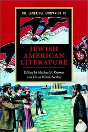 The Cambridge Companion to Jewish American literature