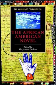 The Cambridge companion to the African American novel