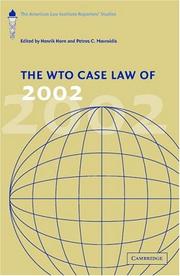 The WTO Case Law of 2002