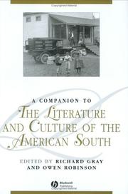 A companion to the literature and culture of the American south