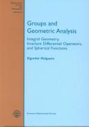 Groups and geometric analysis