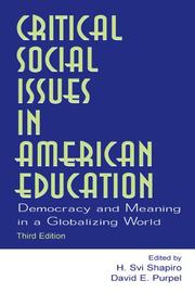 Critical social issues in American education