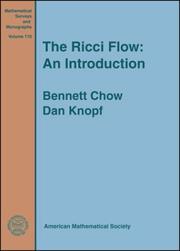 The Ricci flow