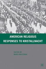 American religious responses to Kristallnacht