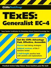 CliffsTestPrep TExES