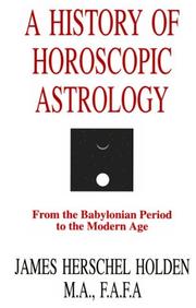 A history of horoscopic astrology