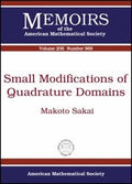 Small Modifications Of Quadrature Domains