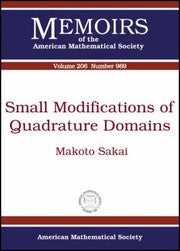 Small Modifications Of Quadrature Domains