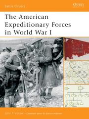The American Expeditionary Forces in World War I (Battle Orders)