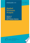 Applied Stochastic Analysis