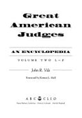 Great American Judges [2 volumes]