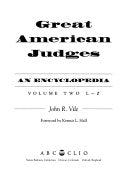 Great American Judges [2 volumes]