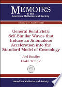 General Relativistic Self-Similar Waves that Induce an Anomalous Acceleration into the Standard Model of Cosmology