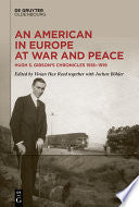 An American in Europe at War and Peace