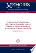 A Complete Classification of the Isolated Singularities for Nonlinear Elliptic Equations with Inverse Square Potentials